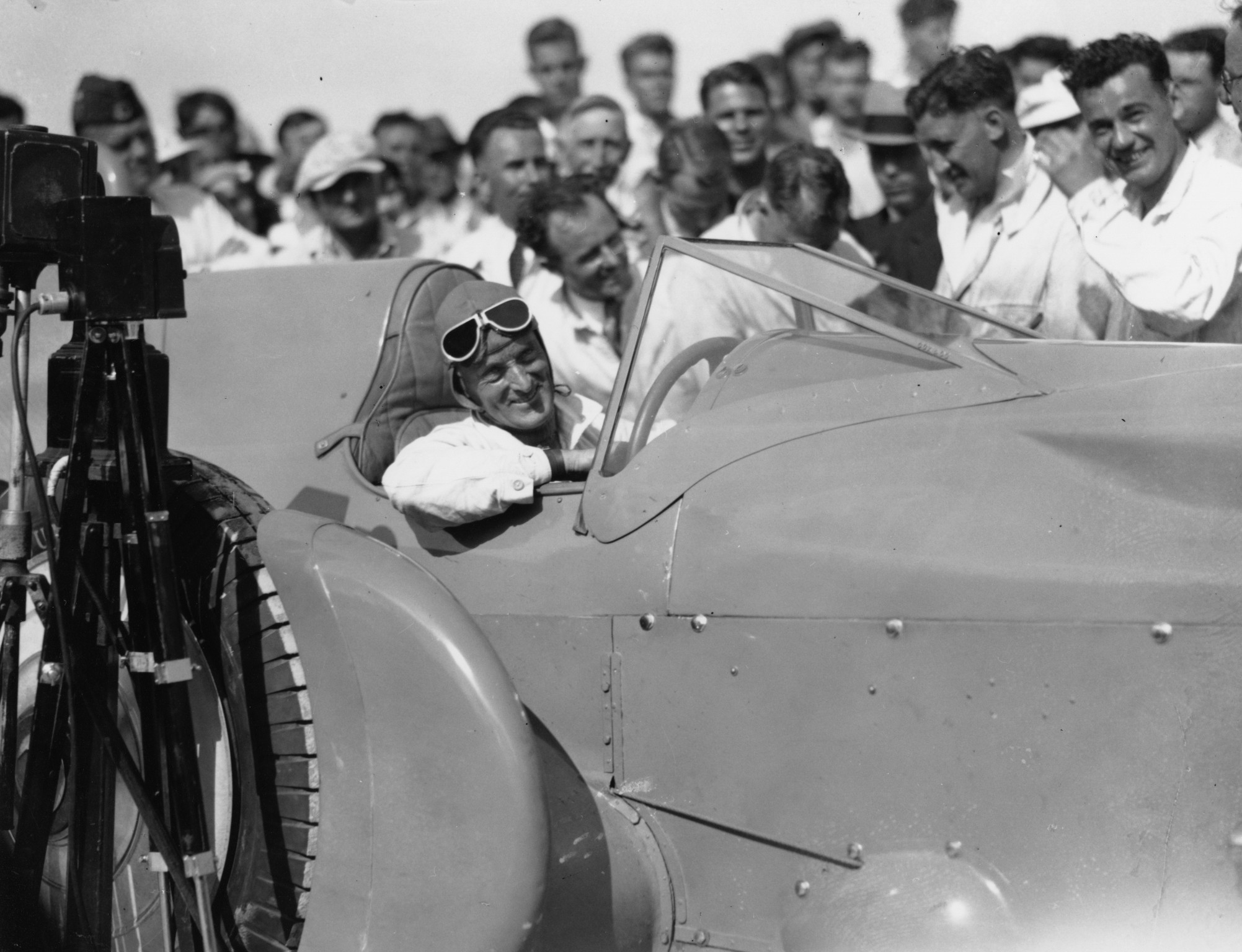 Campbell Smiles After Record Run