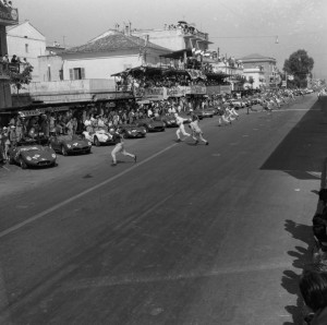 The Start Of The Pescara Grand Prix