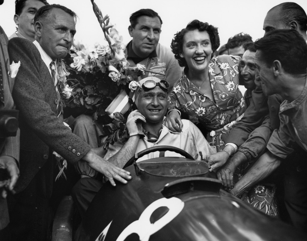 Fangio wins the Grand Prix of Europe