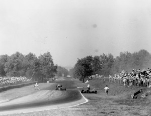 Race Accident Scene At Monza, Italy