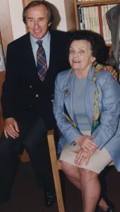 Jean Argetsinger and Jackie Stewart June 1999
