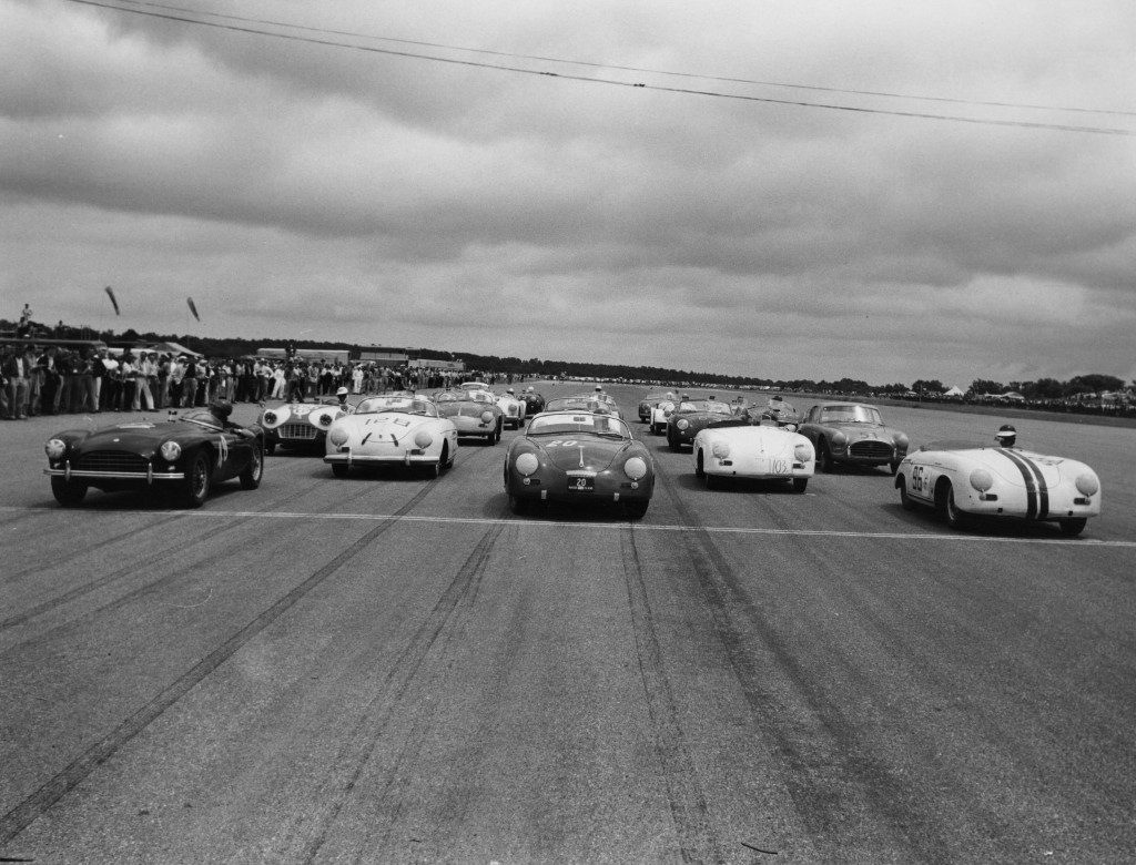 F Production race at Beverly Mass. 1956