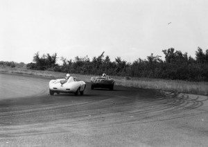 Carroll Shelby and Mastin Gregory at Beverly, Mass. 1956
