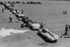 Sherwood Johnston and Briggs S. Cunningham at Cumberland 1956