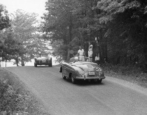 John Dowd and Bud Fehnel at Brynfan Tyddyn 1955