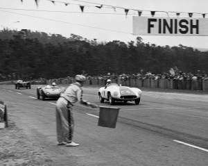 Carroll Shelby wins the Del Monte Trophy at Pebble Beach 1956