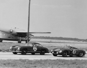 Luigi Musso and Jim Flynn at Sebring 1956