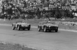 Hermann Schlenker and Charles Lynch III at the USRRC at Watkins Glen 1965