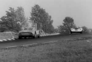 Hap Sharp leading Herb Wetanson at the USRRC at Watkins Glen 1965